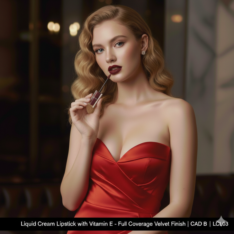 Liquid Cream Lipstick With Vitamin E | CAD B | LCL03